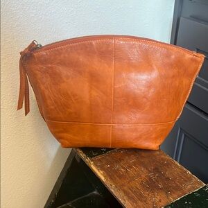 by Anthropologie leather clutch